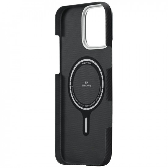Case PITAKA Ultra-Slim MagSafe for iPhone 16 Pro Max black gray
