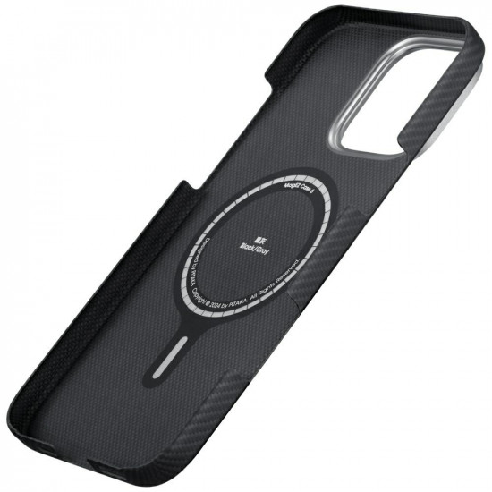 Case PITAKA Ultra-Slim MagSafe for iPhone 16 Pro Max black gray