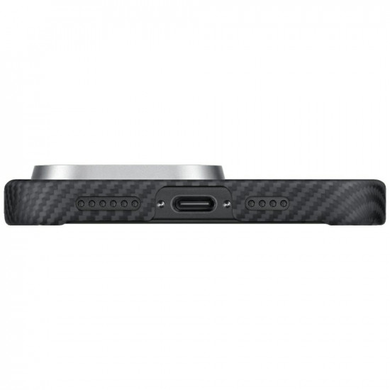 Case PITAKA Ultra-Slim MagSafe for iPhone 16 Pro Max black gray