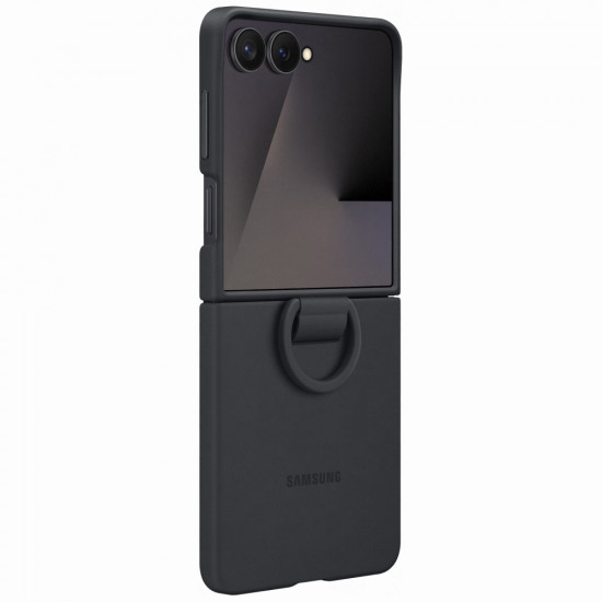 Case Samsung Ring Case for Galaxy Z Flip7 black