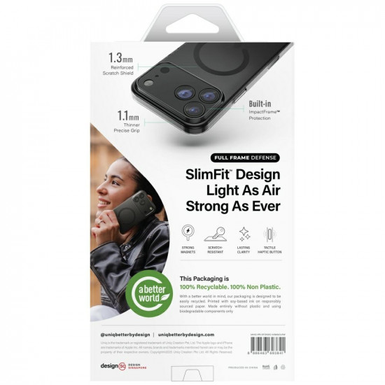 UNIQ Airsuit Case for iPhone 17 Pro Magclick Charging Transparent UNIQ Airsuit Case for iPhone 17 Pro Magclick Charging Transparent