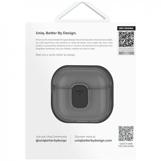 Case UNIQ Glase Pro for AirPods 4 Lock Case yellow