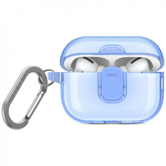 Case UNIQ Glase Pro for AirPods Pro 2 Lock Case blue