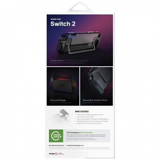 Case UNIQ Hybrid Bytearmor for Nintendo Switch 2 ed