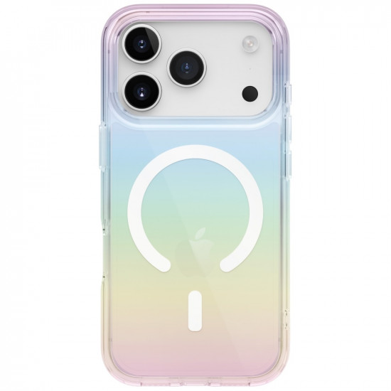UNIQ Iridescia case for iPhone 17 Pro Magclick Charging holo quartz