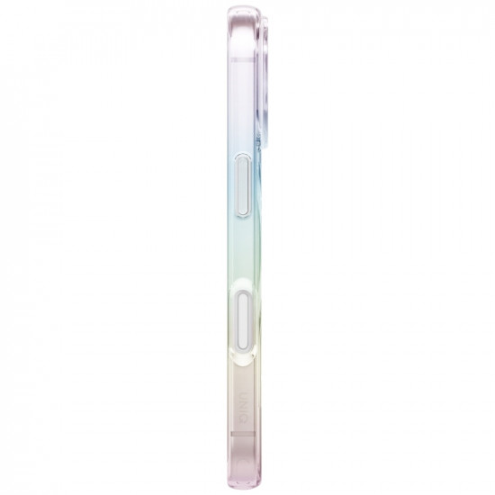 UNIQ Iridescia case for iPhone 17 Pro Magclick Charging holo quartz
