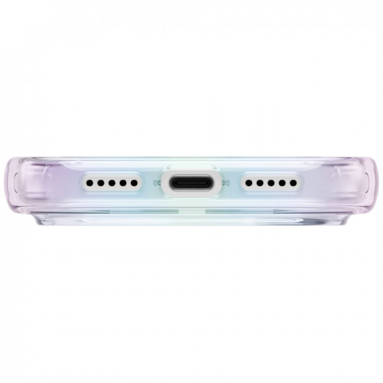 UNIQ Iridescia case for iPhone 17 Pro Magclick Charging holo quartz
