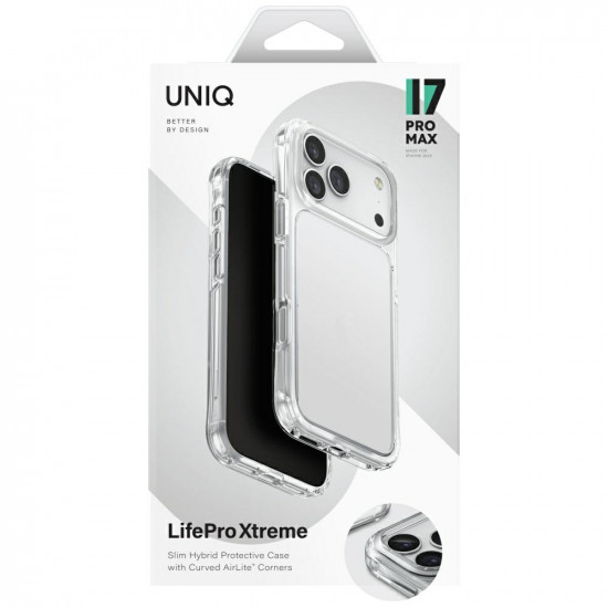 UNIQ Lifepro Xtreme Case for iPhone 17 Pro Max Transparent UNIQ Lifepro Xtreme Case for iPhone 17 Pro Max Transparent