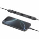 Cable USAMS SJ759 U89 100W Fast Charging with massager black