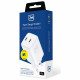 3MK Hyper Charger PD 45W GaN QC4+ PPS 2C Super-Fast Charge 2.0 Wall Charger White
