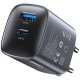 Wall charger USAMS CC290 T66 45W GaN 1xUSB-A 1xUSB-C tarnish
