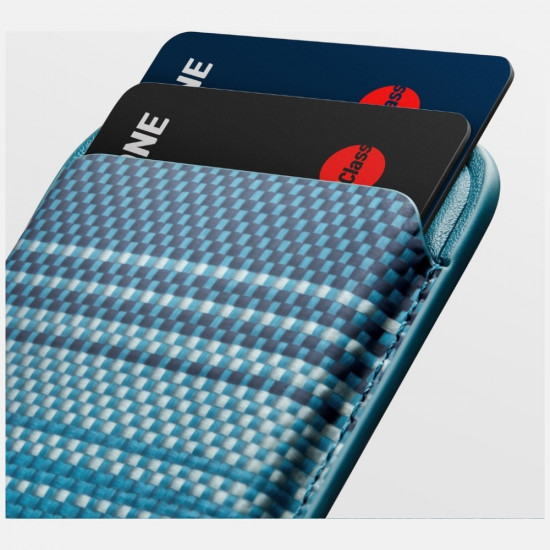 Magnetic wallet PITAKA Woven Wallet MagSafe for phone moonrise Magnetic wallet PITAKA Woven Wallet MagSafe for phone moonrise