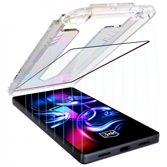 3MK HardGlass Max tempered glass with applicator for Samsung Galaxy S24+/S25+