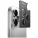 UNIQ Optix Aluminum Camera Lens Protector for iPhone 17 with Applicator, Black