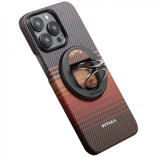 Magnetic holder PITAKA MagEZ Grip 3 MagSafe for phone sunset