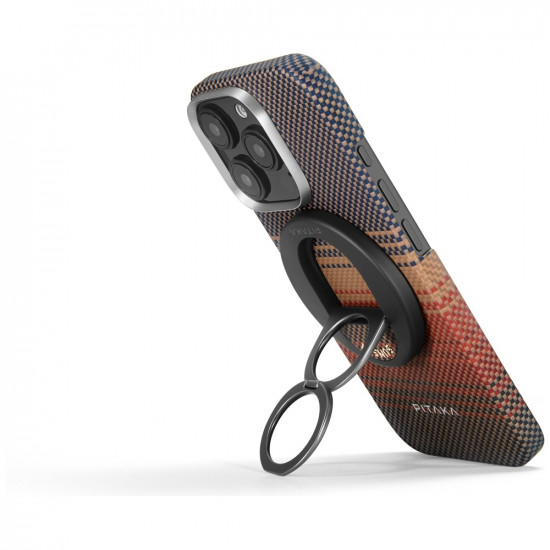 Magnetic holder PITAKA MagEZ Grip 3 MagSafe for phone sunset