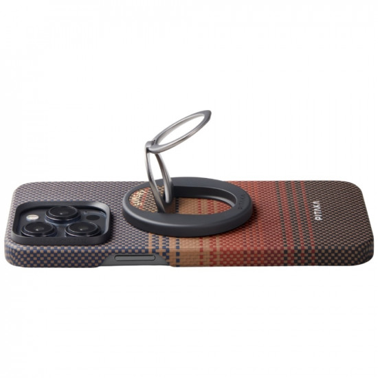 Magnetic holder PITAKA MagEZ Grip 3 MagSafe for phone sunset