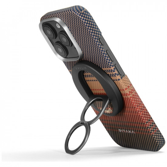 Magnetic holder PITAKA MagEZ Grip 3 MagSafe for phone sunset