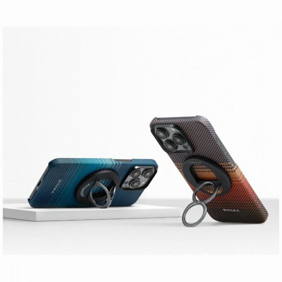 Magnetic holder PITAKA MagEZ Grip 3 MagSafe for phone sunset
