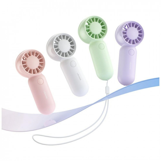 Handheld fan USAMS Mini Pocket ZB354 pink