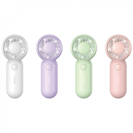 Handheld fan USAMS Mini Pocket ZB354 pink