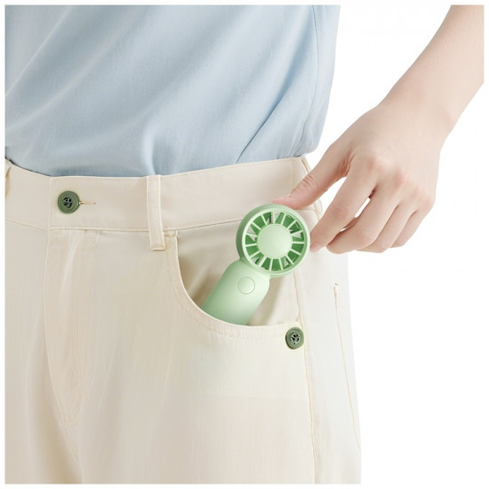 Handheld fan USAMS Mini Pocket ZB354 green