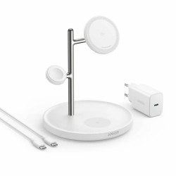 Anker  Charging Station MagGo (B25M3321)  Qi2, for Apple, 15W, with USB C Charger and Cable Type C, 40W  White Anker  Charging Station MagGo (B25M3321)  Qi2, for Apple, 15W, with USB C Charger and Cable Type C, 40W  White