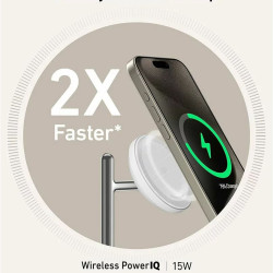 Anker  Charging Station MagGo (B25M3321)  Qi2, for Apple, 15W, with USB C Charger and Cable Type C, 40W  White Anker  Charging Station MagGo (B25M3321)  Qi2, for Apple, 15W, with USB C Charger and Cable Type C, 40W  White