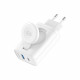3mk 2in1 Wall Charger Hardy for Apple, USB A, USB C, PD33W White 3mk 2in1 Wall Charger Hardy for Apple, USB A, USB C, PD33W White