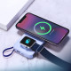 3mk Power Bank PastelUp USB A/USB C/Lightning, MagSafe/Qi, 10.000mAh, 22.5W, Aluminum Blue