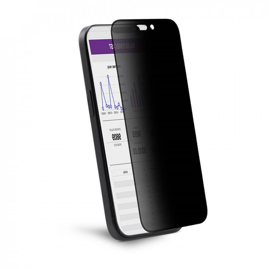 ANANK 2.5D 5X Reinforced 360° Privacy Screen Protector iPhone 17 Black