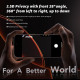 ANANK 2.5D 5X Reinforced 360° Privacy Screen Protector iPhone 17 Pro Black