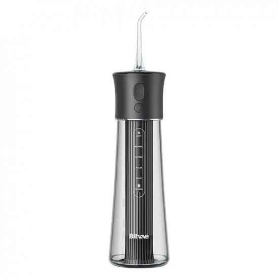 Bitvae Water Flosser (BVF30) with 6 Standard Nozzels, Multifunctional, Soft/Normal/Potent/Pulse/Point Modes White