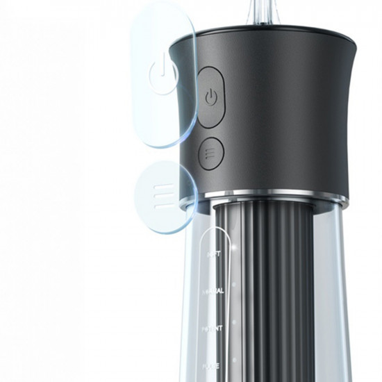 Bitvae Water Flosser (BVF30) with 6 Standard Nozzels, Multifunctional, Soft/Normal/Potent/Pulse/Point Modes White
