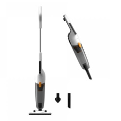 Deerma Vacuum Cleaner (DX170) with HEPA Filter Anti mite, 2in1, 17kPa, 600W, 1.2l, 85dB White