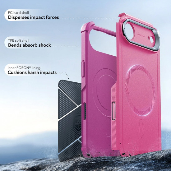 ESR Cyber Armor Kickstand iPhone 17 Air Pink ESR Cyber Armor Kickstand iPhone 17 Air Pink