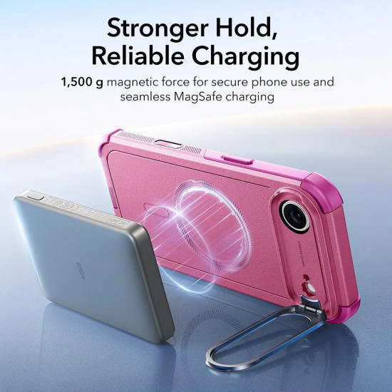 ESR Cyber Armor Kickstand iPhone 17 Air Pink ESR Cyber Armor Kickstand iPhone 17 Air Pink