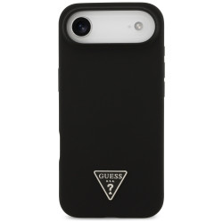 Guess Silicone Triangle Logo MagSafe (GUHMP17MSCTRLMK) iPhone 17 Air Black