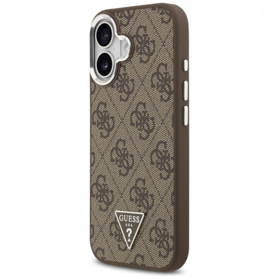 Guess Hardcase 4G Triangle Logo MagSafe (GUHMP17SP4TSRCMW) iPhone 17 Brown Guess Hardcase 4G Triangle Logo MagSafe (GUHMP17SP4TSRCMW) iPhone 17 Brown