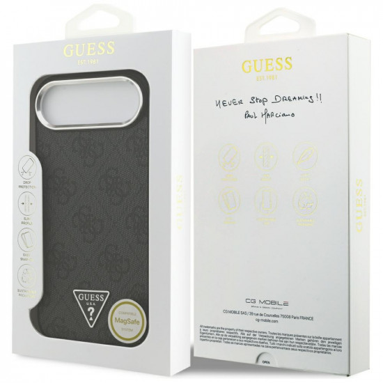 Guess Hardcase 4G Triangle Logo MagSafe (GUHMP17MP4TSRCMK) iPhone 17 Air Black Guess Hardcase 4G Triangle Logo MagSafe (GUHMP17MP4TSRCMK) iPhone 17 Air Black