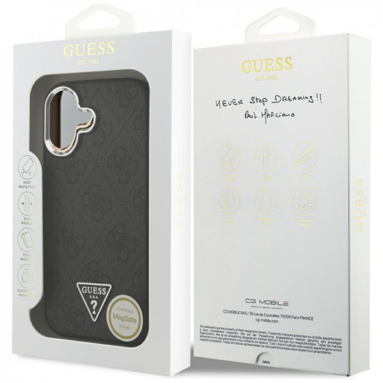 Guess Hardcase 4G Triangle Logo MagSafe (GUHMP17SP4TSRCMK) iPhone 17 Black Guess Hardcase 4G Triangle Logo MagSafe (GUHMP17SP4TSRCMK) iPhone 17 Black