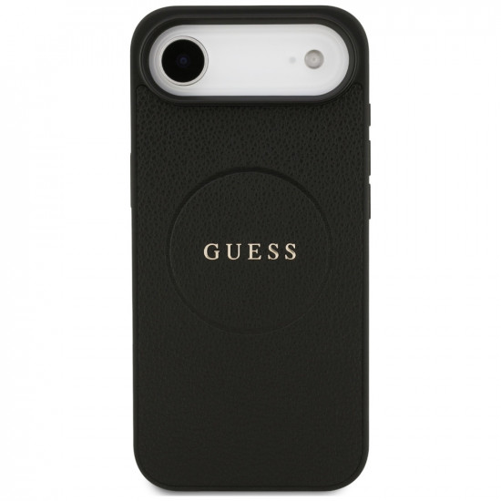 Guess Grained Gold Ring MagSafe (GUHMP17MPGHSMMK) iPhone 17 Air Black