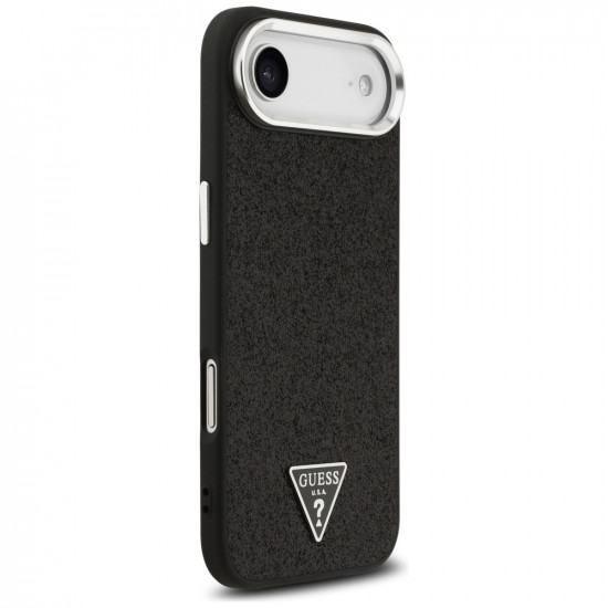 Guess Glitter Triangle Logo MagSafe (GUHMP17MPFGTSCMK) iPhone 17 Air Black