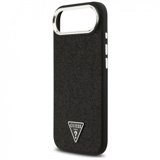 Guess Glitter Triangle Logo MagSafe (GUHMP17MPFGTSCMK) iPhone 17 Air Black