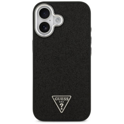 Guess Glitter Triangle Logo MagSafe (GUHMP17SPFGTSCMK) iPhone 17 Black