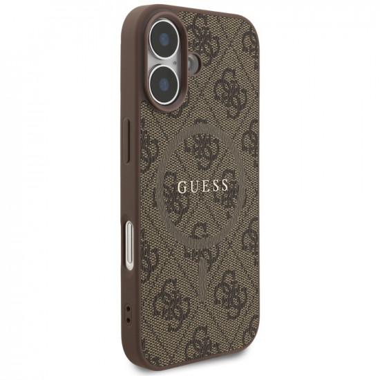 Guess 4G Ring Classic Logo MagSafe (GUHMP17SG4GFRW) iPhone 17 Brown