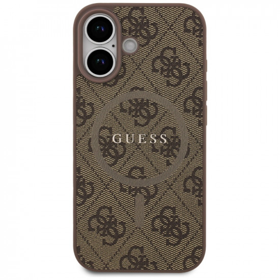 Guess 4G Ring Classic Logo MagSafe (GUHMP17SG4GFRW) iPhone 17 Brown