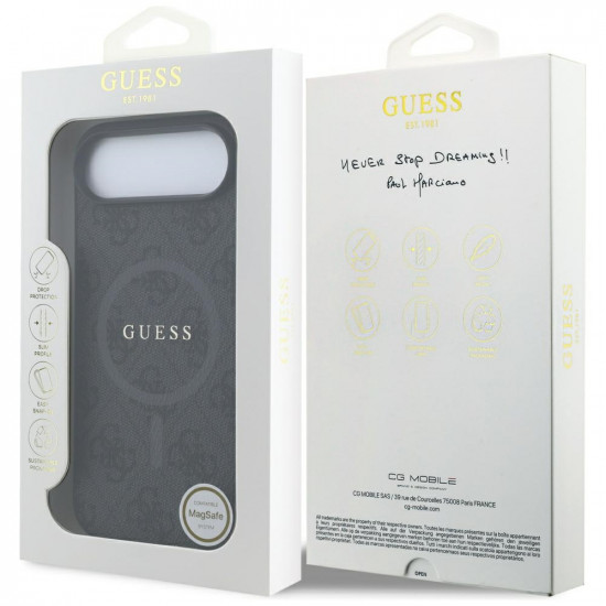 Guess 4G Ring Classic Logo MagSafe (GUHMP17MG4GFRK) iPhone 17 Air Black