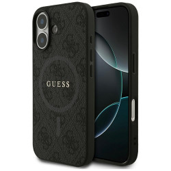 Guess 4G Ring Classic Logo MagSafe (GUHMP17SG4GFRK) iPhone 17 Black