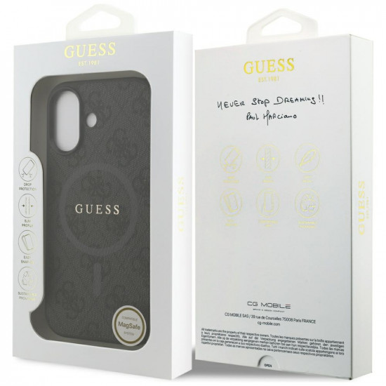 Guess 4G Ring Classic Logo MagSafe (GUHMP17SG4GFRK) iPhone 17 Black